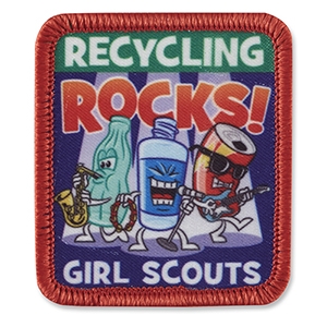 Recycling Rocks! Sew-On Fun Patch