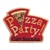 Pizza Party Patch (red)