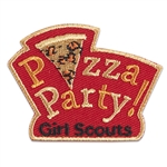 Pizza Party Patch (red)
