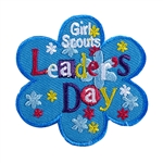 Leader's Day Sew-On Fun Patch (Blue Daisy)