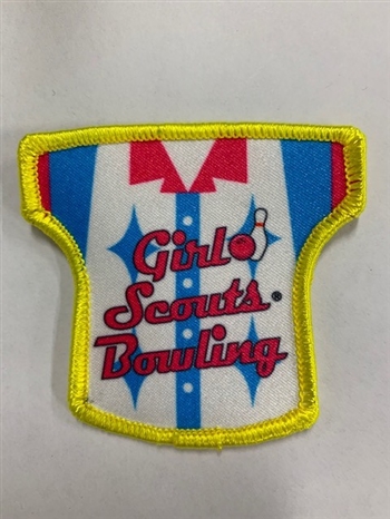 Bowling Girl Scout Fun Patch