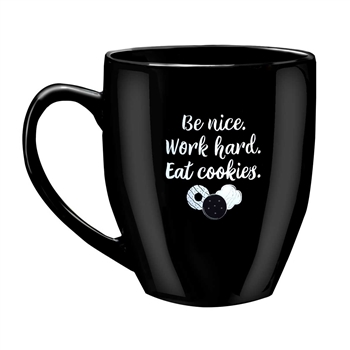 Black Cookie Bistro Mug