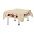 Khaki with Pink Print  Cookie Tablecloth (60"X60")