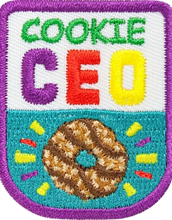 Cookies CEO Iron-on Fun Patch