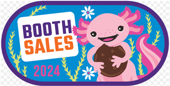 Booth Sales 2024 Axolotl Fun Patch
