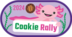 Cookie Rally 2024 Axolotl Fun Patch
