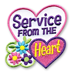 Service From the Heart Patch Pink