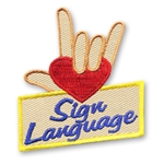 Sign Language (Heart) Fun Patch