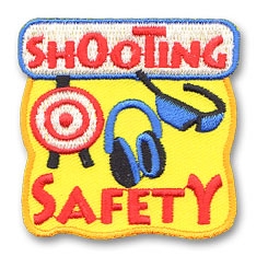 Shooting Safety Sew-On Fun Patch