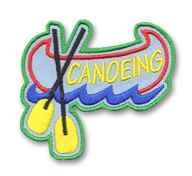 Canoeing Sew-On Fun Patch