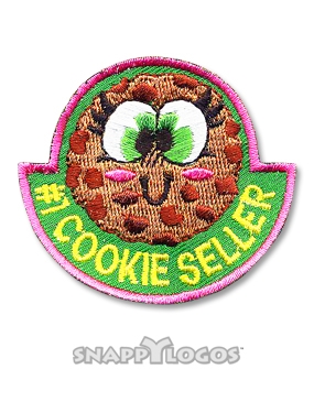 #1 Cookie Seller Sew-On Fun Patch