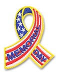Memorial Day (ribbon) Sew-On Fun Patch