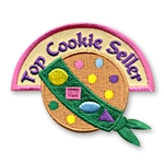 Top Cookie Seller Sew-On Fun Patch - Cookie with Sash