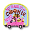 Cookie Mom (pink car) Fun Patch