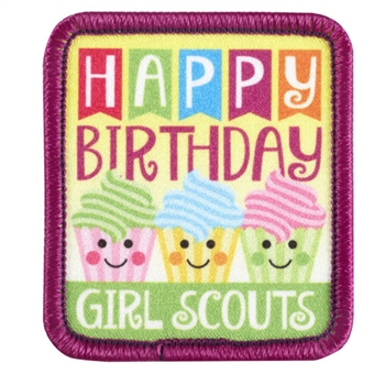 Happy Birthday CupcakesSew-On Fun Patch