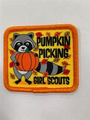 Pumpkin Picking Raccoon Fun Patch