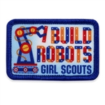I Build Robots Sew-On Fun Patch