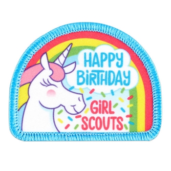 Happy Birthday Unicorn Fun Patch