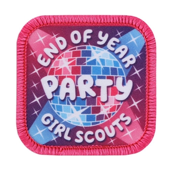 End of the Year Party Sew-On Fun Patch