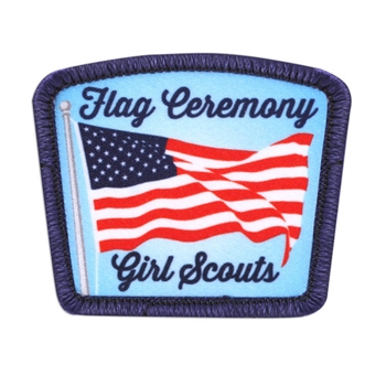 Flag Ceremony Sew-On Fun Patch