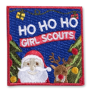 Ho Ho Ho Santa Iron-On Fun Patch