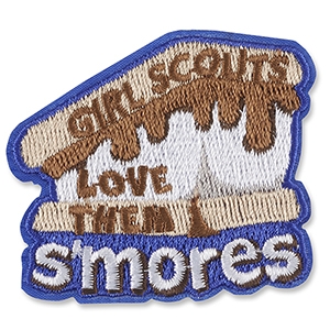 Love Them S'mores Iron-On Fun Patch