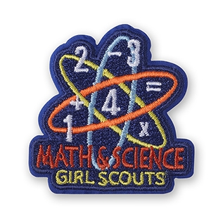 Math + Science Iron-On Fun Patch - Atom