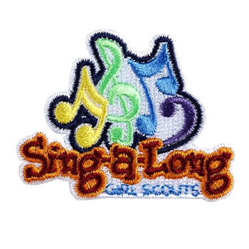 Sing-a-Long Iron-On Fun Patch