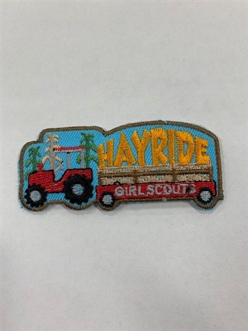 Hay Ride Fun Patch-Tractor