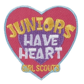 Juniors Have Heart Iron-on Fun Patch