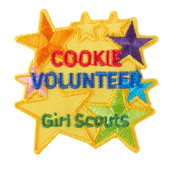 Cookie Volunteer Patch (Stars)