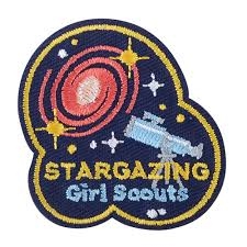 Stargazing Girl Scout Fun Patch