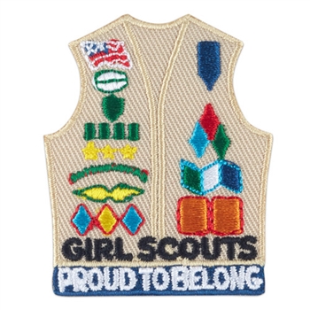 Cadette Sr Amb Vest Fun Patch