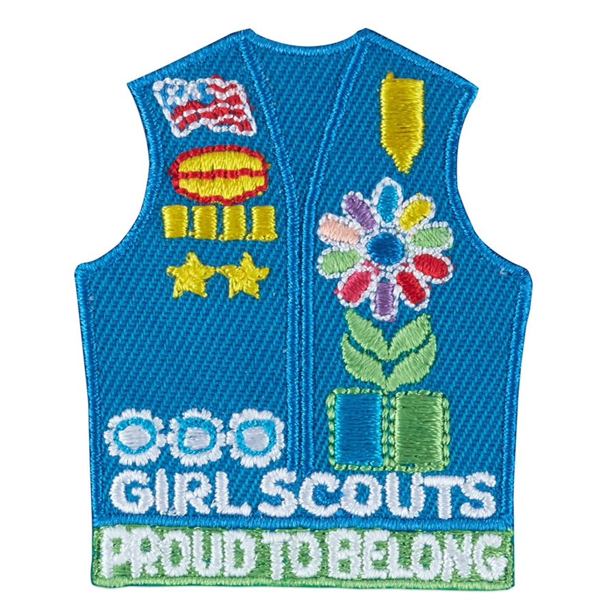 How To Iron On Girl Scout Patches (Daisy Petals) 