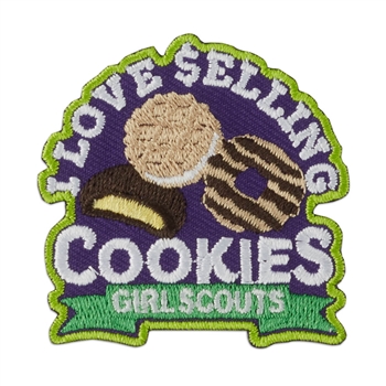 I Love Selling Cookies Fun Patch