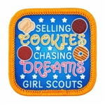 Selling Cookies Chasing Dreams Fun Patch