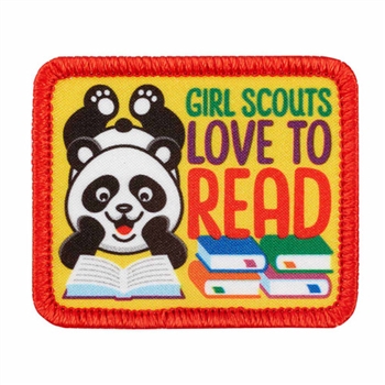 Love to Read panda Fun Patch