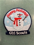 Happy Holidays - SnowmanIron-On Fun Patch