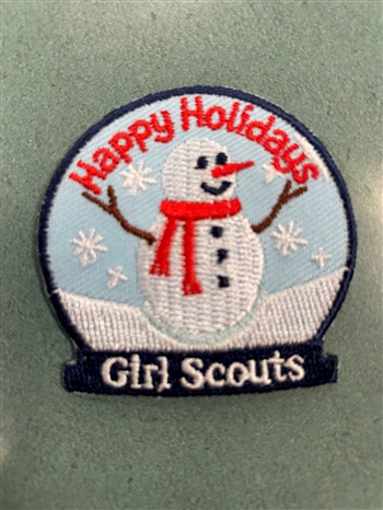 Happy Holidays - SnowmanIron-On Fun Patch