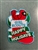 Happy Holidays - Cardinal in Stocking Iron-On Fun Patch