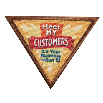 Brownie - Meet My Customers Badge