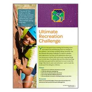 Ambassador Ultimate Recreation Challenge Badge Requirements
