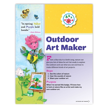 Daisy Outdoor Art Maker Badge Requirements