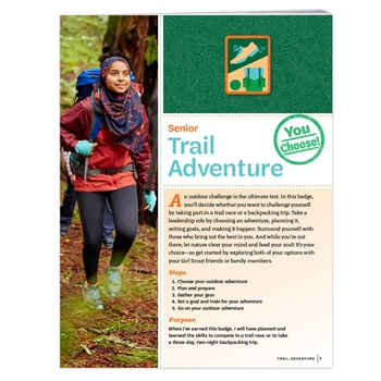 Senior Trail Adventure Badge Requirements