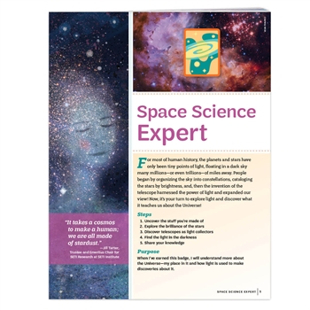 Senior Space Science Expert Badge Requirements