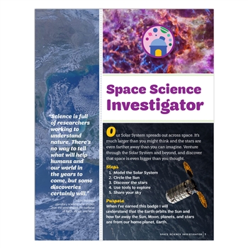 Junior Space Science Investigator Badge Requirements