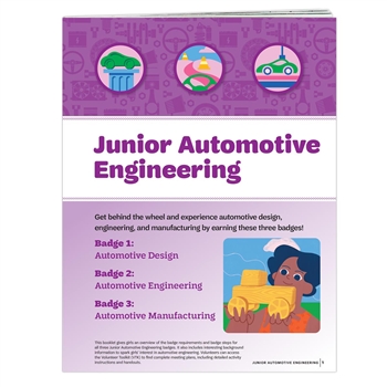 Junior Automotive Engineering Badges Requirements