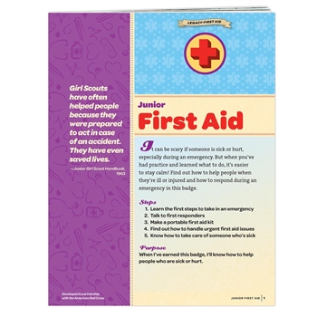 Junior First Aid Badge Requirements