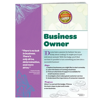 Junior Business Owner Badge Requirements