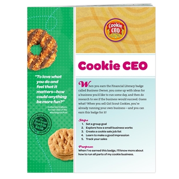Junior Cookie CEO Badge Requirements